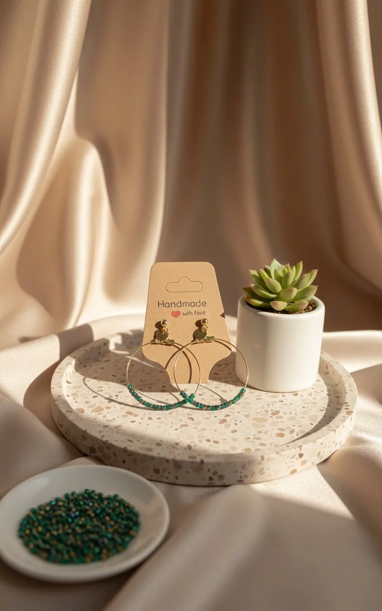 Créoles Artisanales "Forêt Enchantée"